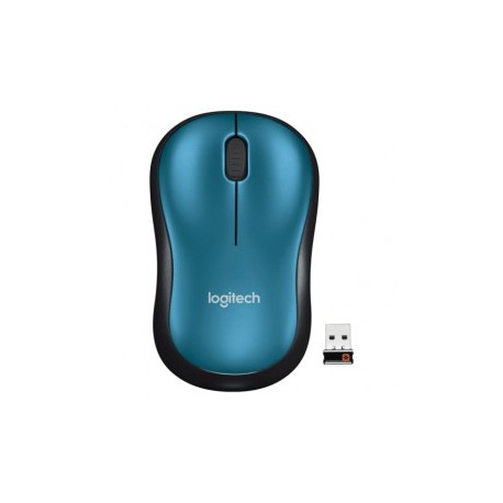 MOUSE INALAMBRICO LOGITECH M185 ROJO