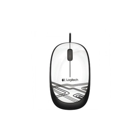 MOUSE ALAMBRICO LOGITECH M105 BLANCO OPTICO