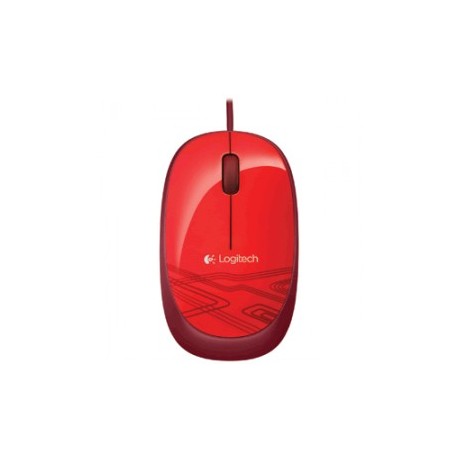 MOUSE ALAMBRICO LOGITECH M105 ROJO