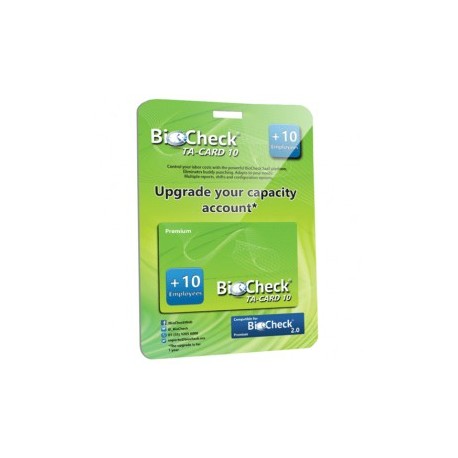 TARJETA BCW 10E BIOCHECK 10E PLATA PREMI 1A