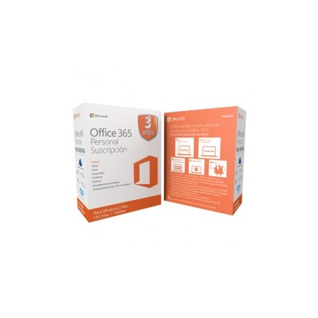 OFFICE MICROSOFT 365 PERSONAL PAQUETE CON 3