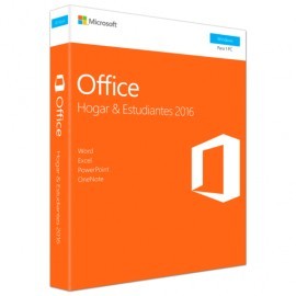 OFFICE 2016 MICROSOFT PC H&S NUEVO EMPAQUE