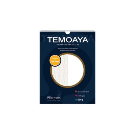 PAPEL TEMOAYA BLANCO 90G CARTA CON 50